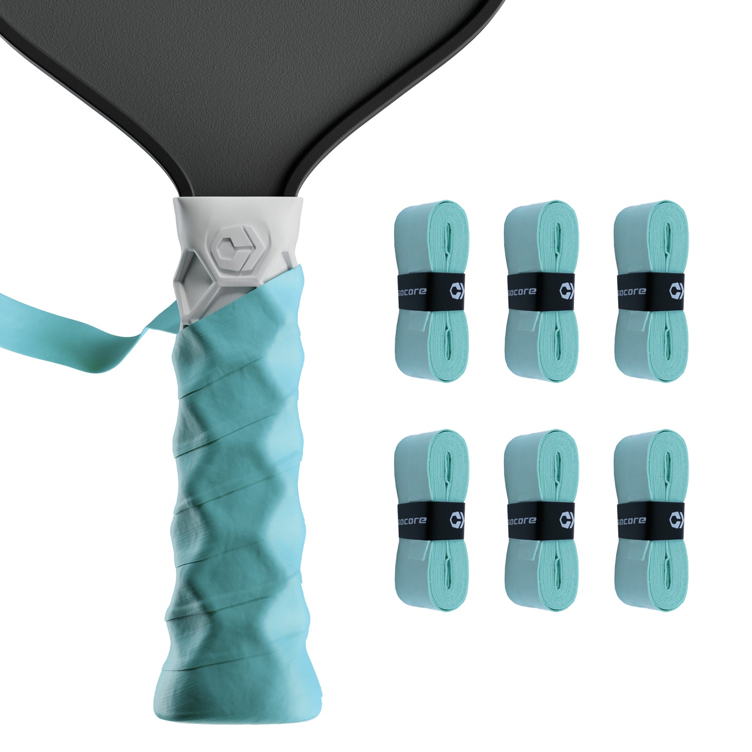 Hesacore Hesatac Overgrip – Turquoise (6 & 12 Pack)