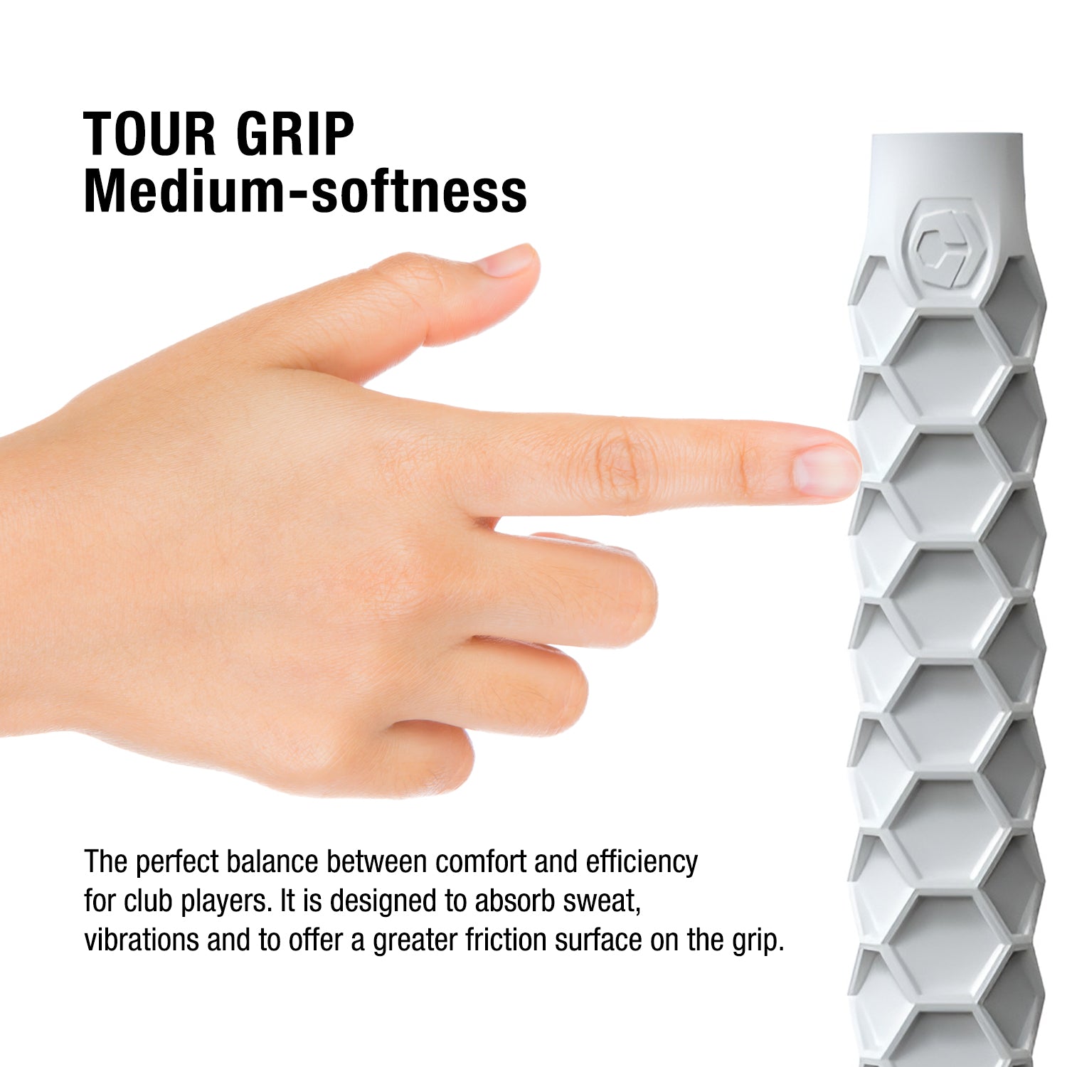 WHAT WE WANT HIACEROOFGRIP ウォールナット Tennis Grip - Superior Comfort & Control - Hesacore