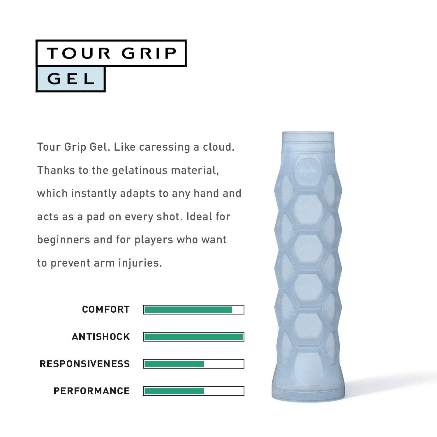 Pickleball Hesacore Tour Grip Gel Hesacore Grip