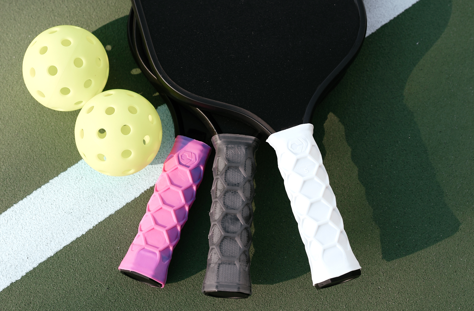 Pickleball Grip 5 25 Inches Long Regular Soft Feel White   Shopify Header 5 