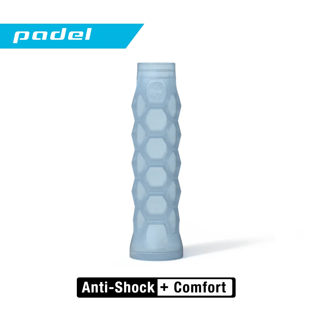 Padel Gel Grip - 5.25 Inches Long - Soft Feel - Light Blue