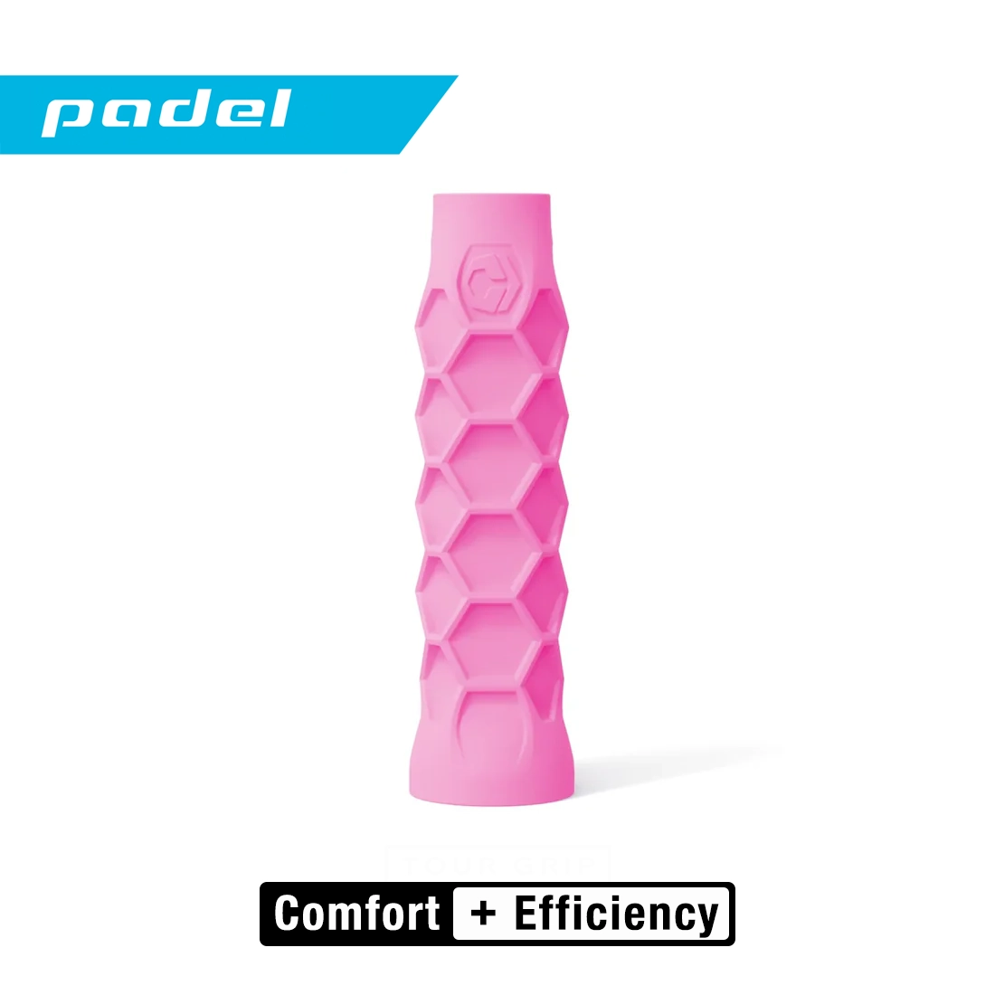 Padel Grip - 5.25 Inches Long - Regular Soft Feel - Pink