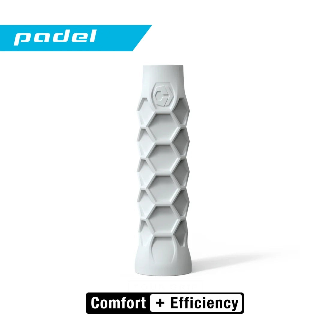 Padel Grip - 5.25 Inches Long - Regular Soft Feel - White